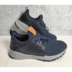 Skechers Mens Relven-Velton Navy Sneakers Air-Cooled Memory Foam Size 9